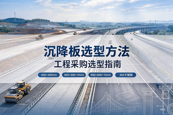 博白沉降板选择方法