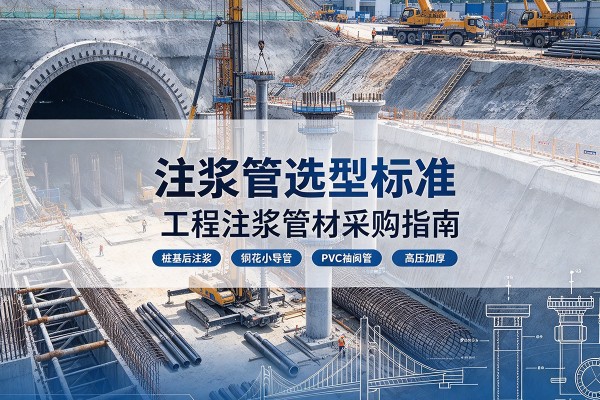 博白注浆管选型标准